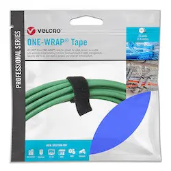 VELCRO COMPANIES 31060 3/4 Royal Blue Lineal VELCRO Brand ONE-WRAP on 25YD rolls