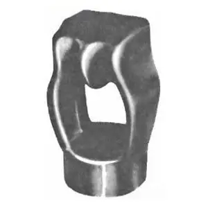 Hubbell Power Systems 6562 Twineye 1 in. Drop-Forged Steel Eyenut Fits Both 3/4 and 1 in. PISA Rods