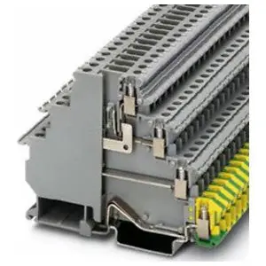 Phoenix Contact 3011067 Ground Terminal Block Screw Connection 250V 24A 24-12 AWG 6.2mm W Grey