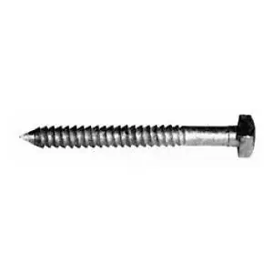 Hubbell Power Systems 508754 1/2 x 4 in. Fetter Drive Pilot Point Lag Screw