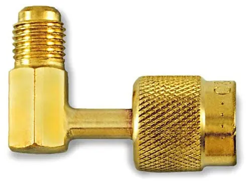 C&D Valve CD2010 1/4 x 1/4 Female Flare Swivel x Male Flare Access Adapter