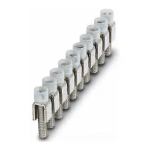 Phoenix Contact 0203263 Terminal Block Fixed Bridge Silver 10-Position 8 mm Pitch