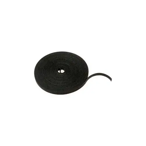 Leviton 4S115-75E 75' Velcro Brand Bulk Roll, Softcinch Lite, Black