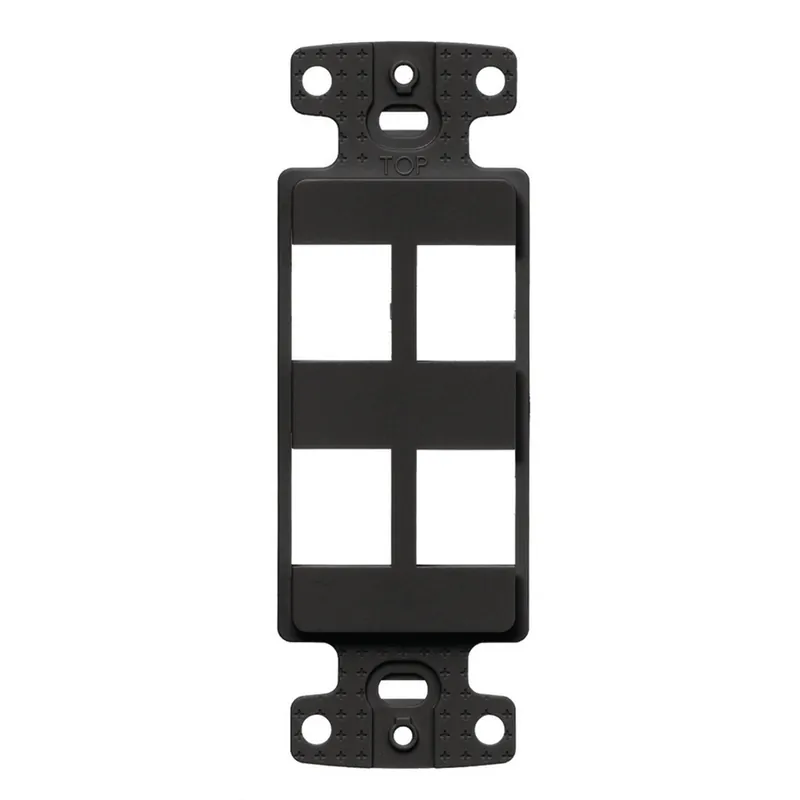 Hubbell Premise Wiring NS614BK HWDK NS614BK PLATE, DECORATOR KEYST POWER (Standard Sized Product) REPLACEMENT MPN