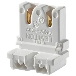 Leviton 13451-20 Standard Fluorescent Lampholder 660W Medium Base 13451-20