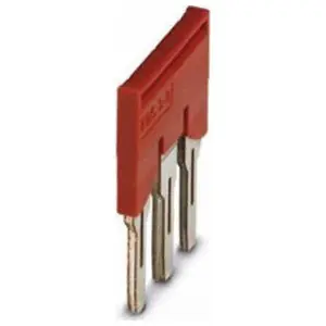 Phoenix Contact 3030297 Terminal Block Plug-in Bridge Red 3-Position 8.2 mm Pitch