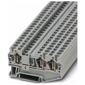 Phoenix Contact 3031393 Feed-Through Terminal Block Spring-Cage Connection 800V 32A 28-10 AWG 6.2mm W Grey