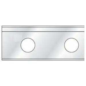 Phoenix Contact 5604188 Aluminum Raised Rail Perforated 34 x 58 mm