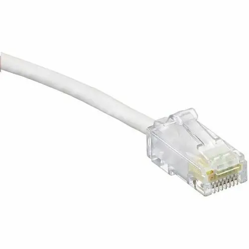 Leviton 6H460-10W CAT6 28/8 High-Flex Patch Cable CMR 10' (3m) White