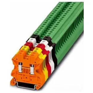 Phoenix Contact 3045185 Feed-Through Terminal Block Screw Connection 1000V 41A 24-8 AWG 8.2mm W Red