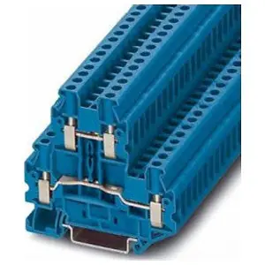 Phoenix Contact 3044791 Multi-Level Terminal Block Screw Connection 800V 30A 26-10 AWG 6.2mm W Blue