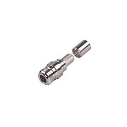 Times Microwave EZ-400-NF-X TYPE-N FEMALE JACK 50 OHM CRIMP SLEEVE FOR LMR-400 NO BRD TRIM
