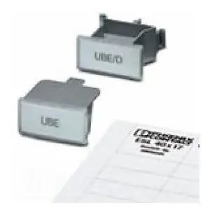 Phoenix Contact 0808095 Insert Strip Sheet Unlabeled White 40 x 17 mm Lettering Field Size