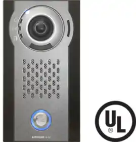 AIPHONE IX-DV Video Door Phone Sub Station Stainless Steel Faceplate White LED 8.1 H X 4.5 W X 2.1 in. D