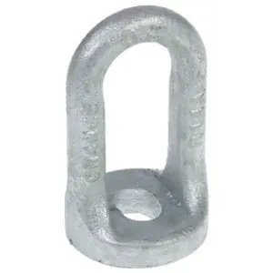 Hubbell B14B Ovaleye Bolt Eyelet Hole Size 13/16 x 1-1/8 in. Galvanized Ductile Iron