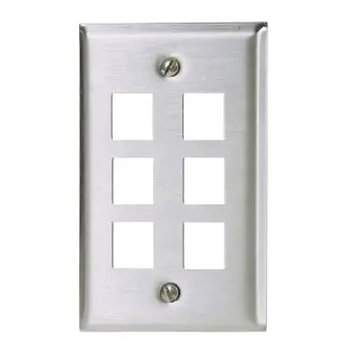 Hubbell SSF16 Wall Plates 1 Gray Replacement MPN