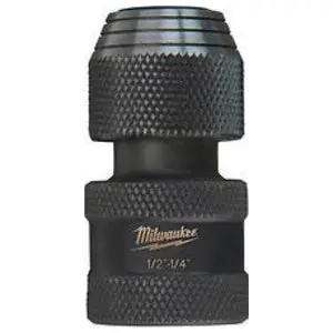 SHOCKWAVE 48-03-4410 Socket Adapter Steel 1/2 Square to 1/4 Hex Adapter