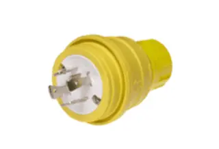 Woodhead 26W75 Plug 3-Phase 250 VAC 20 A L15-20 NEMA Rating