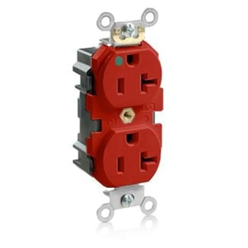 Leviton M8300-HR Straight Blade Receptacle 20 Amp 125 Volt Replacement MPN