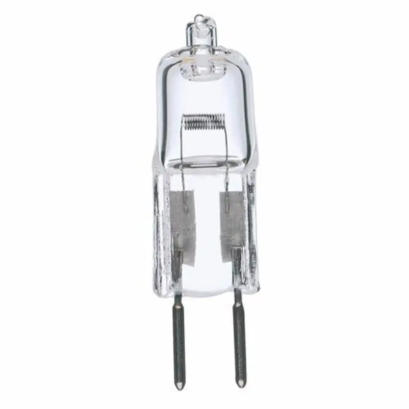Satco S3121 Halogen Lamp 50 Watt T4 Bi Pin GY6.35 Base 12 Volt