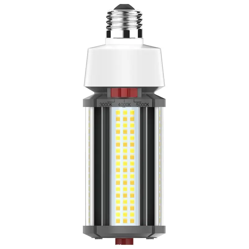 Satco S23148 27/22/18 Watt Selectable, LED HID Replacement Lamp, CCT Selectable, Medium Base, 100-277 Volt