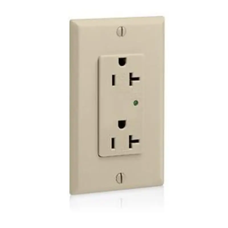 Leviton 5380-I Surge Protective Receptacle 20 Amp 125 Volt