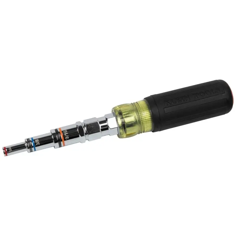 Klein 32809MAG 9-in-1 Pass Through SAE Multi-Nut Driver, Magnetic