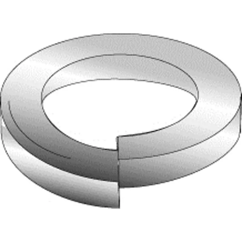CULLY 40540J 1/2IN Lock Washer, Medium Split, Zinc, 100/Jar