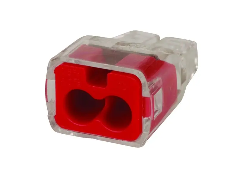 IDEAL 30-1032 2 Port, 12 AWG, Red, Push-In Wire Connector, Model 32