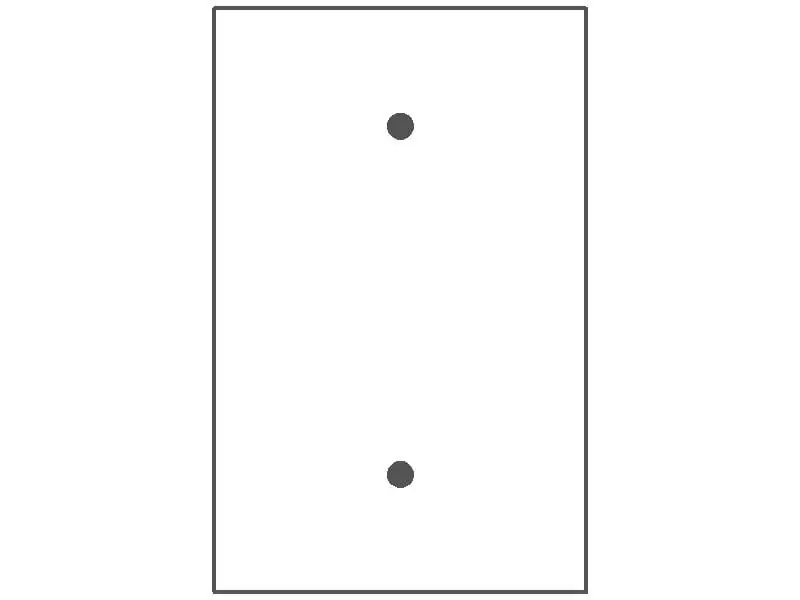 Mulberry 97851 1 Gang Blank Wall Plate, Oversized, Stainless Steel