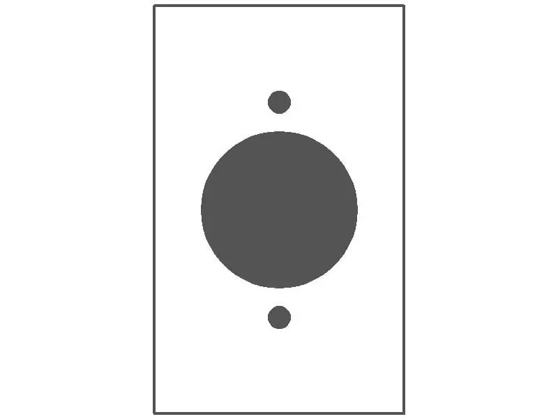 Mulberry 97229 1 Gang Dryer/Range Wall Plate Standard Size Stainless Steel