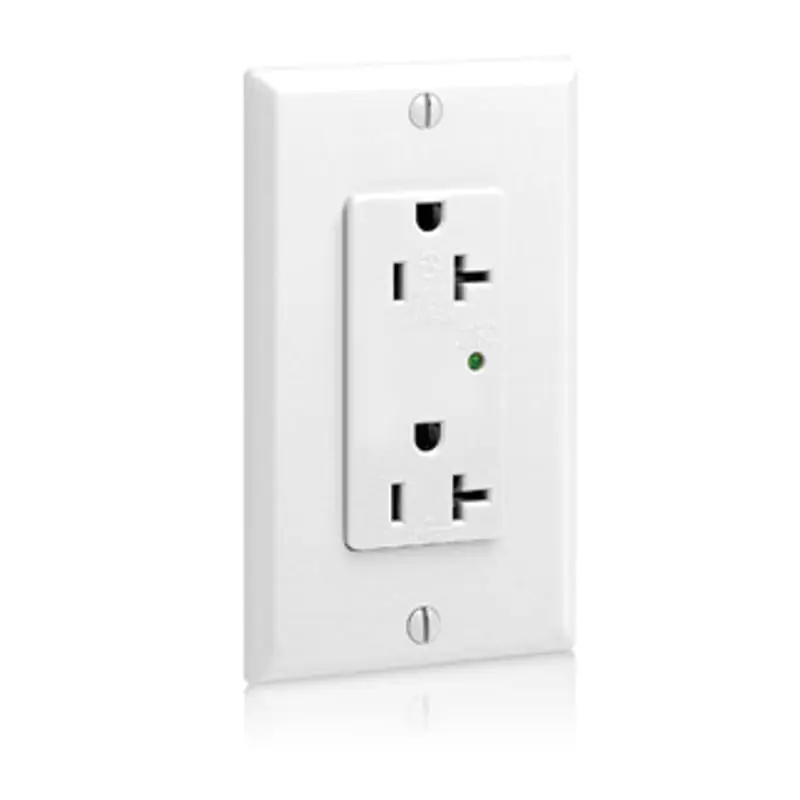 LEVITON 5380-W Surge Protective Receptacle 20 Amp 125 Volt