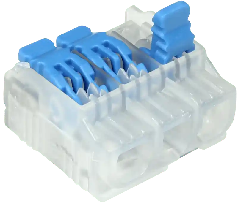 Ideal 30-10L23 3 Port, In-Sure Lever Wire Connector, 100/Box
