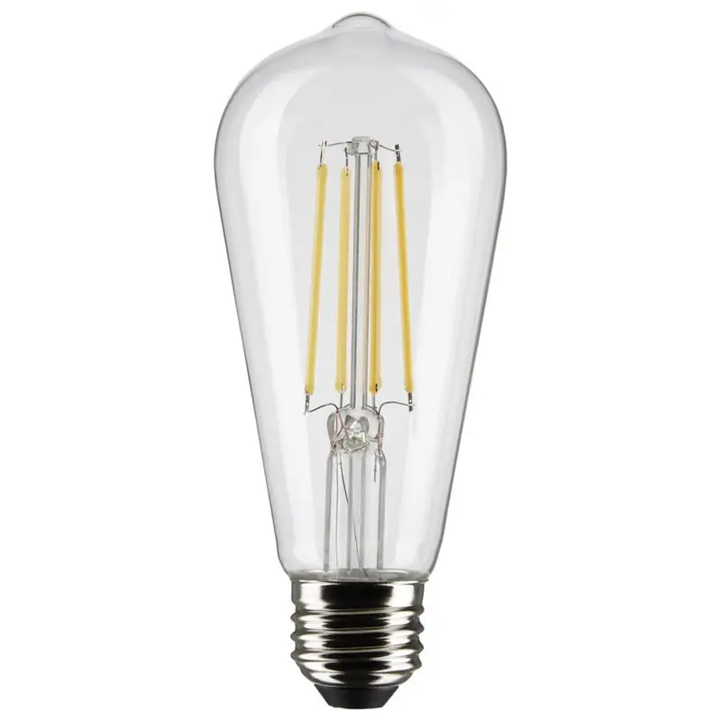 Satco S21364 8 Watt, LED Lamp, ST19, Medium Base, 3000K, 120 Volt