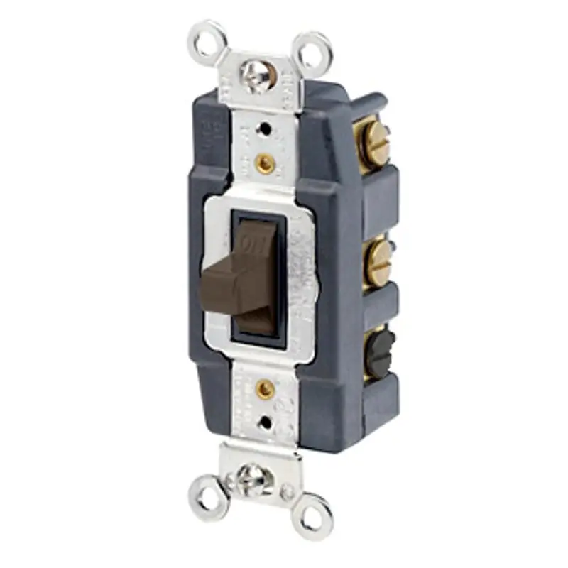 LEVITON 1286 AC Quiet Switch 20 Amp 120/277 Volt Brown