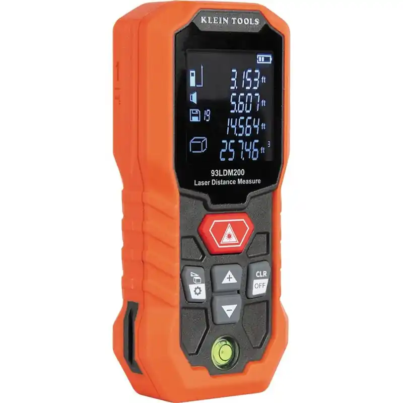 Klein Tools 93LDM200 Laser Distance Measurer, 200 Foot