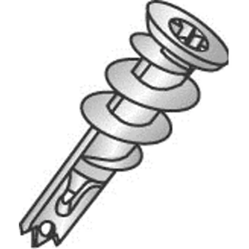 CULLY 59510J #8 EZ Anchors, Zinc Alloy, 100/Jar