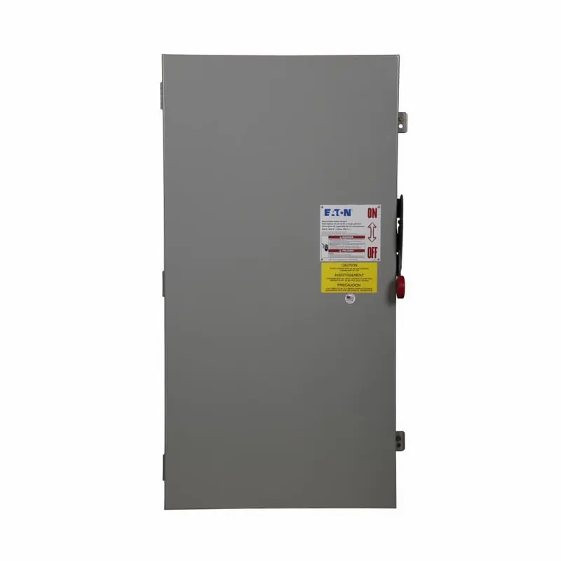 Eaton DH365UGK 400 Amp, 3 Pole, 600 Volt, NEMA 1, Heavy Duty Non-Fusible Safety Switch