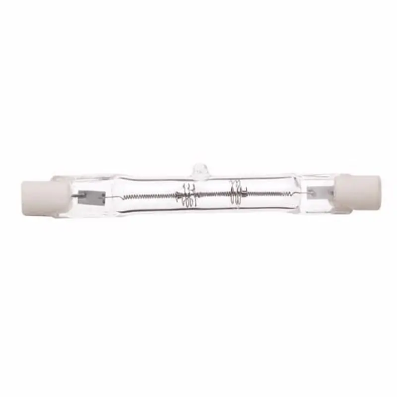 Satco S3146 Halogen Lamp 100 Watt T3 Double Ended Base 120 Volt