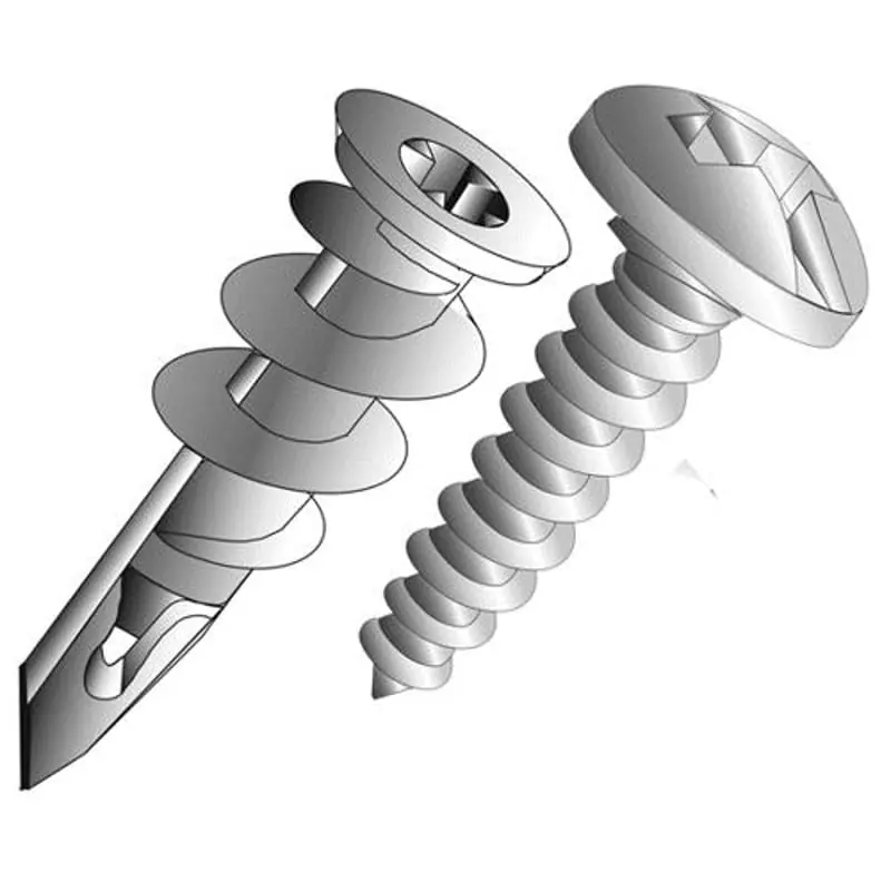 Cully 39916 #8 EZ Anchors, Zinc Alloy with #8 x 1-1/4IN Screws, Phillips/Slotted