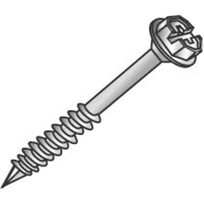 CULLY 60328J Tapcon Concrete Screws 1/4 x 1-3/4IN Replacement MPN