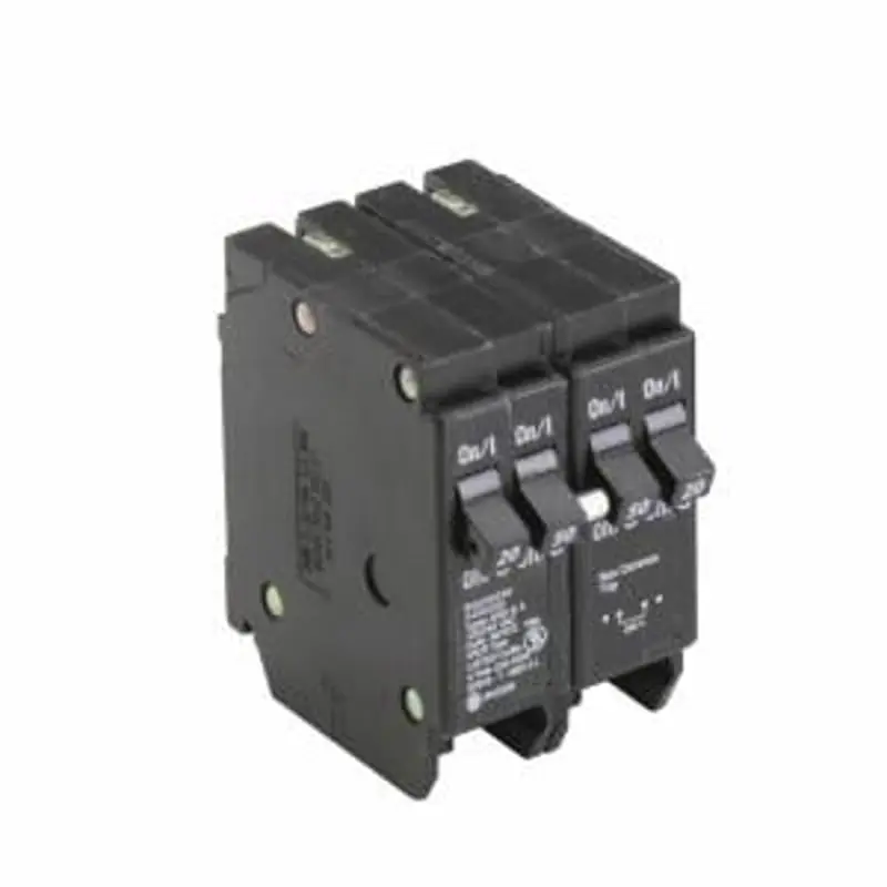 Eaton BQ220250 BR, 4 Pole, 20/50 Amp, Plug-On Circuit Breaker, 120/240 Volt