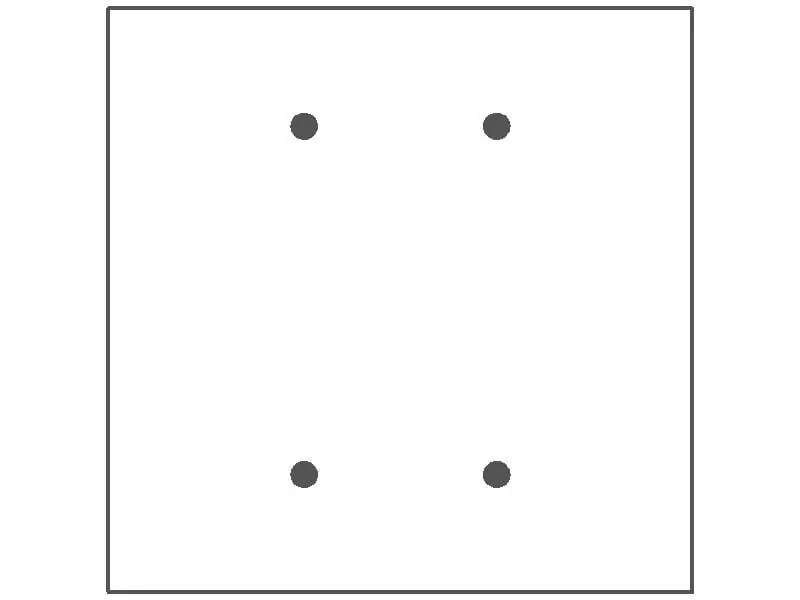 Mulberry 97852 2 Gang Blank Wall Plate Oversized Stainless Steel