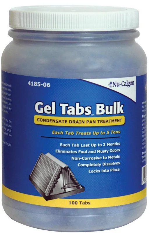 Nu-Calgon 4185-06 Gel Tabs (Count of 100) Condensate Treatment Tablet