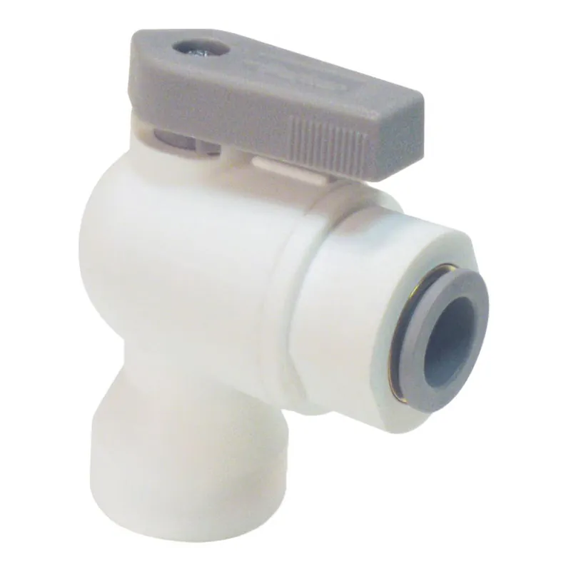 Legris LFPP4VFE4 Valve Feml Elbw 1/4 OD x 1/4 NPTF