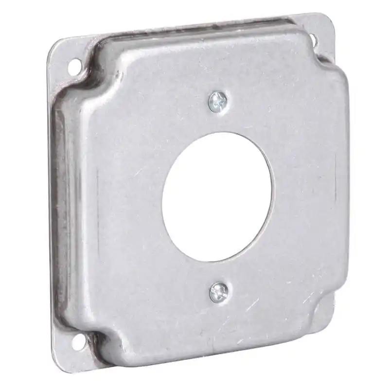 Multiple 812C 4 Square, 1 20a Receptacle 1.620 Diam Raised Cover
