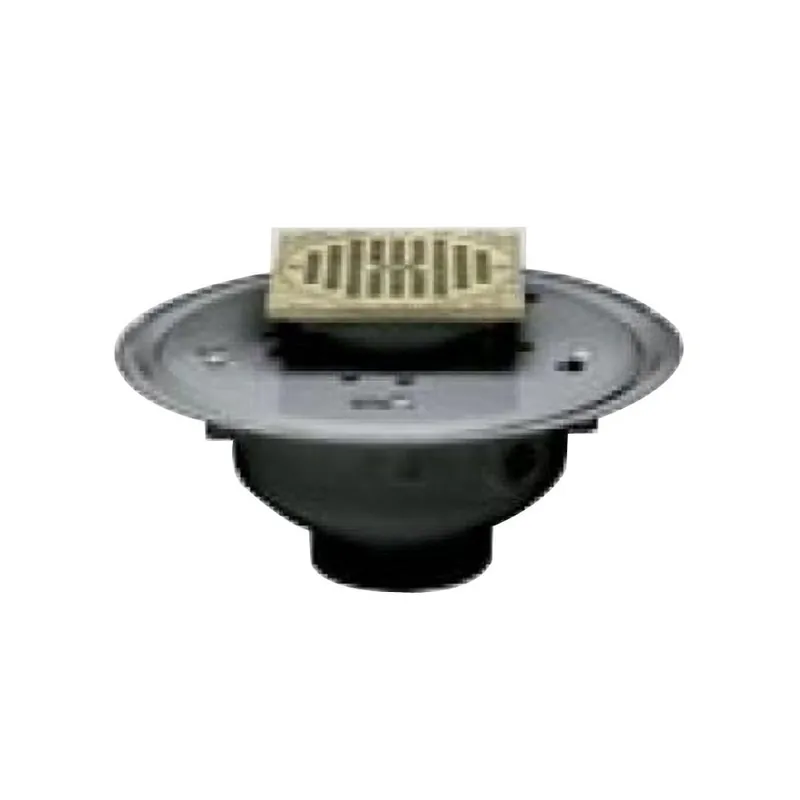 OATEY 82146 ABS Adjustable Drain with 6 Inch Brass Strainer