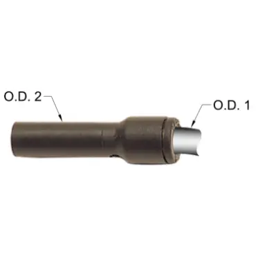 Legris 31660410 Push to Connect Fitting 290 psi (10 mm Tubing to 4 mm Tubing)