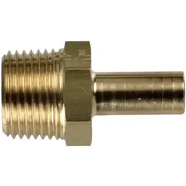 Legris 01200813 Straight Stem Adapter for 8 mm Tube ODR1/4 BSPT Thread