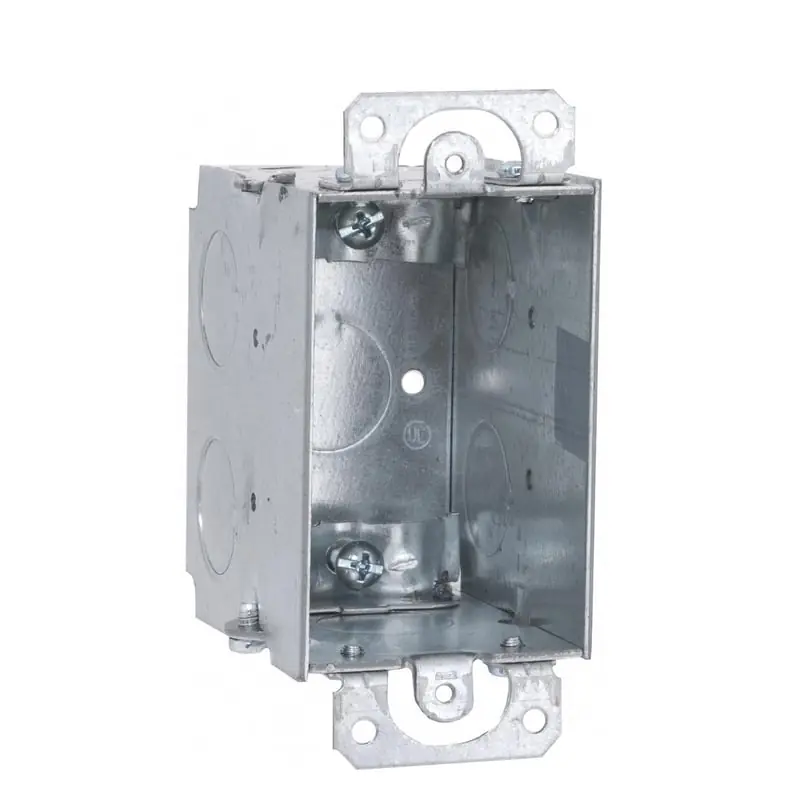 Multiple 567 Switch Box 2-3/4IN Deep 1/2IN KO NMSC Clamps Plaster Ears